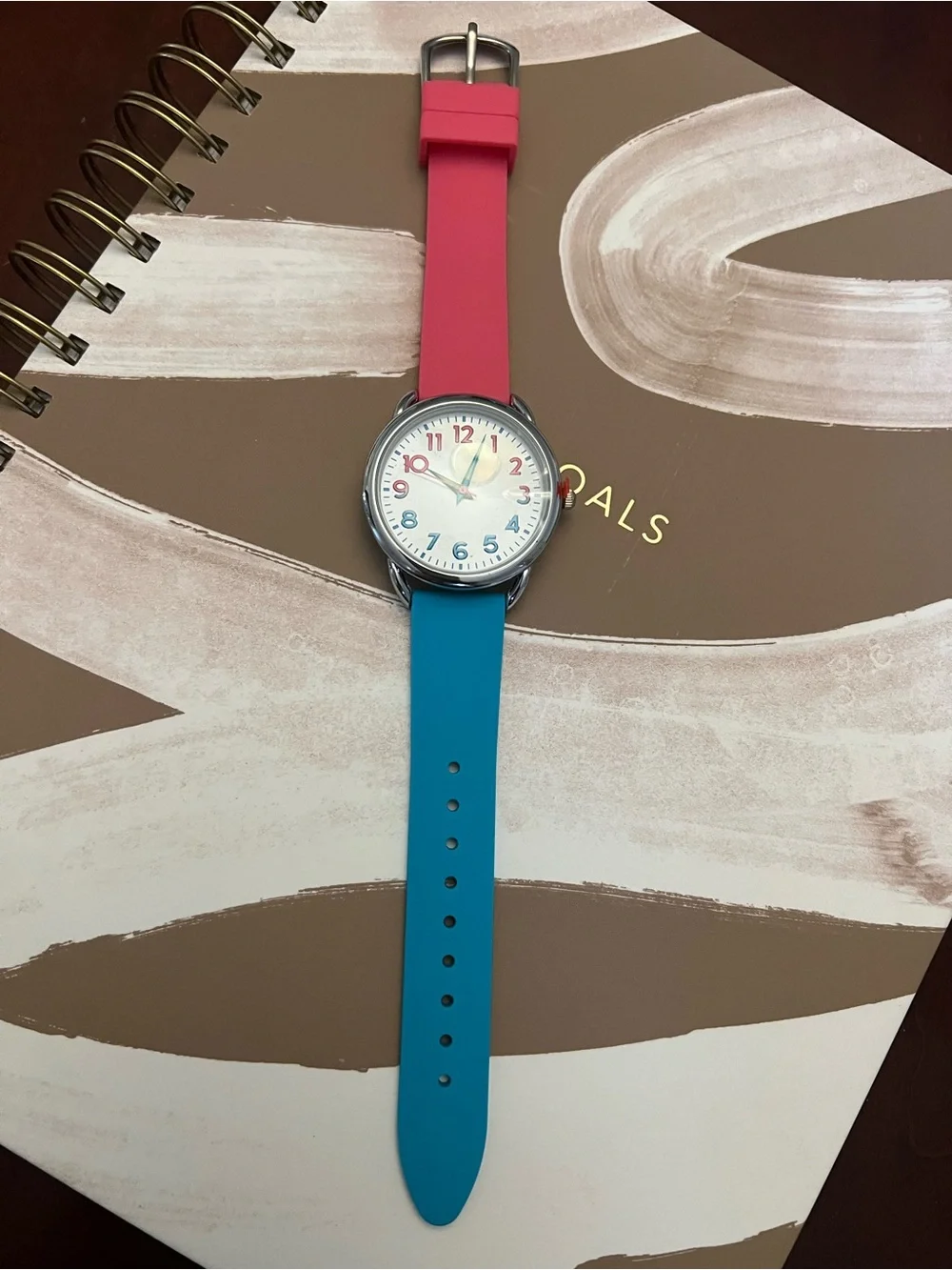 Junior Watch - Pink & Blue Strap